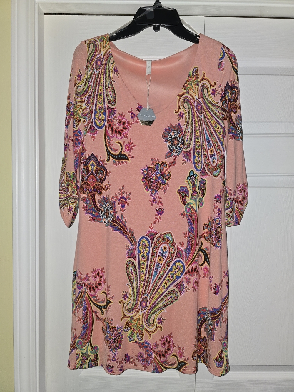 Pinkblush Pink Paisley Women’s Dress
